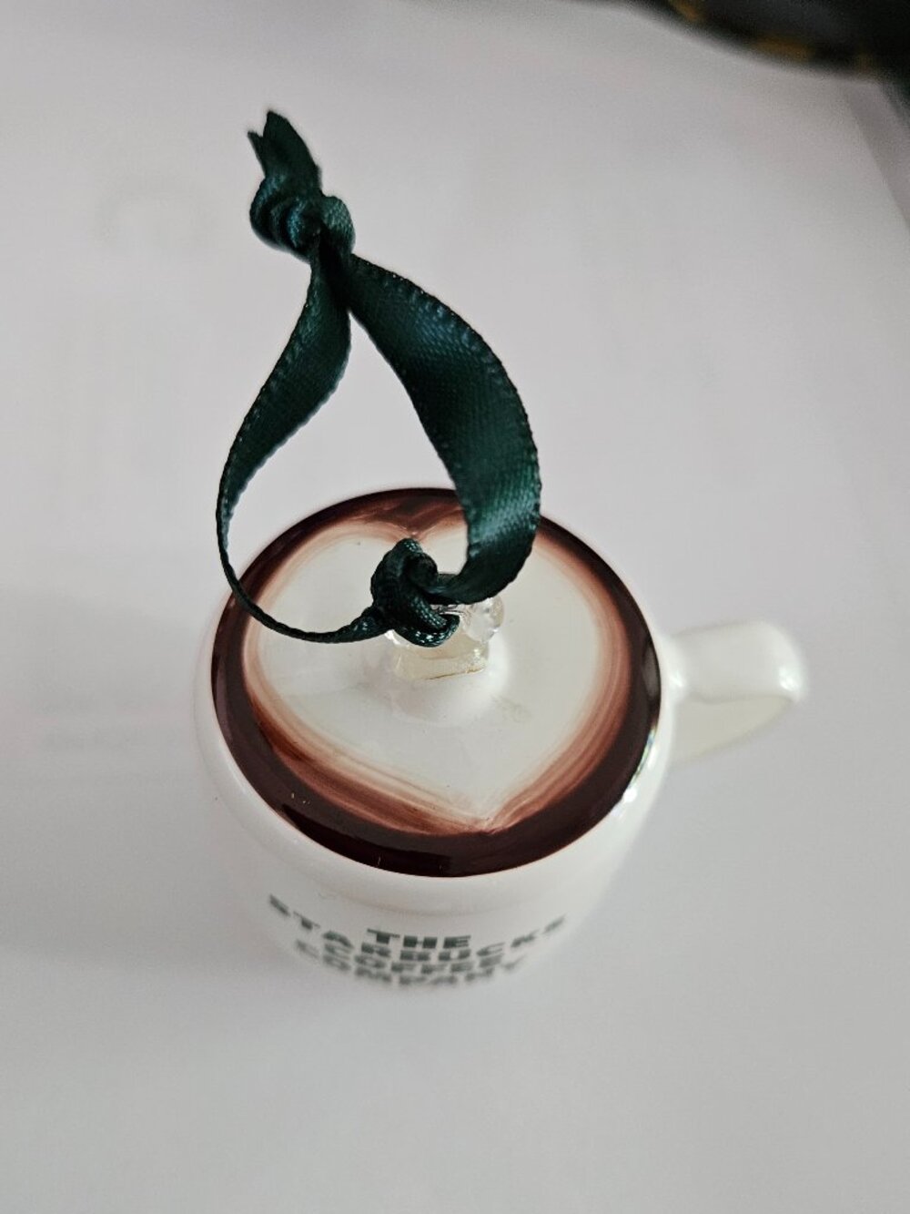 NIB 2025 Starbucks mini cappuccino cup ornament